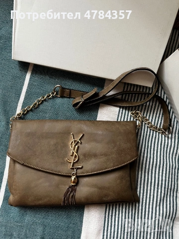 Дамска елегантна чанта YSL, снимка 4 - Чанти - 54052044