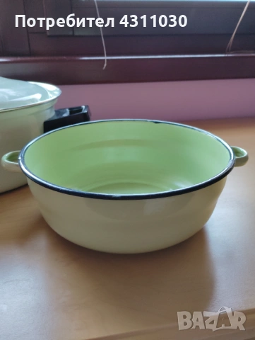 Нови емайлирани купи от 80-те години, снимка 14 - Съдове за готвене - 54203424