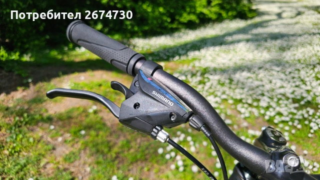 Лек trekking/hybrid/fitness велосипед  28” (M), почти нов, снимка 8 - Велосипеди - 54512119