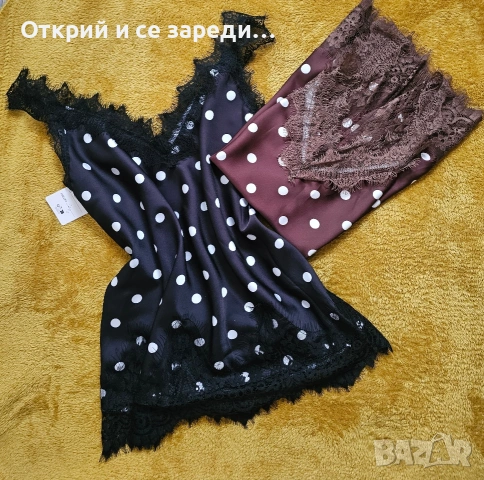 Топ сатен с дантела , снимка 3 - Корсети, бюстиета, топове - 55139373