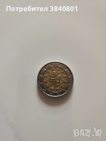 монета от 2 евро от Португалия