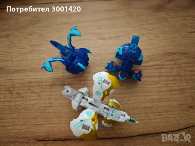 Бакуган топчета - Spin Master Bakugan 3 бр, снимка 3 - Фигурки - 54835825