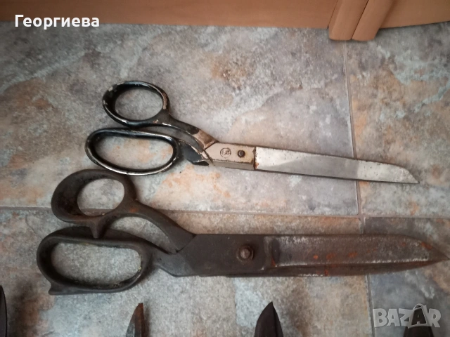 Седем броя стари ножици , снимка 3 - Колекции - 54822587