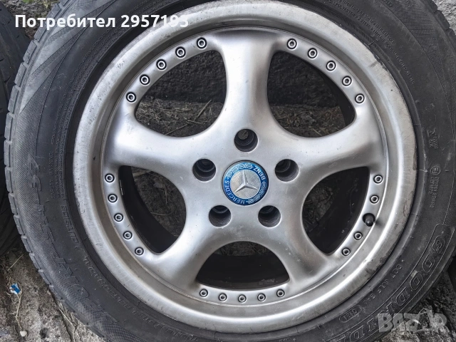 Алуминиеви джанти за Мерцедес 16 5х112 AEZ, снимка 3 - Гуми и джанти - 54811499