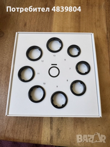Oura Ring 4 Stealth - size 10, снимка 7 - Смарт гривни - 54691931