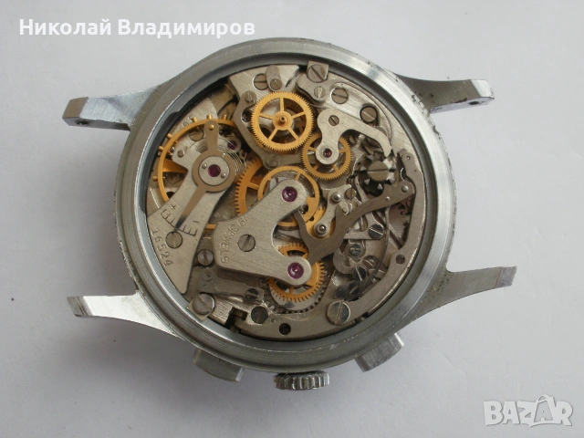 Poljot chronograph 3017 Полет хронограф руски ръчен мъжки часовник, снимка 9 - Мъжки - 55166075