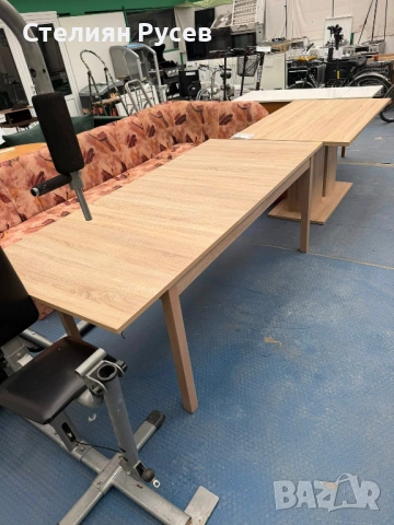 240333  НОВА  трапезна маса 205/90 см -цена 130 евро или 352,05 лв хбб цвят дъб сонома  205см разтег