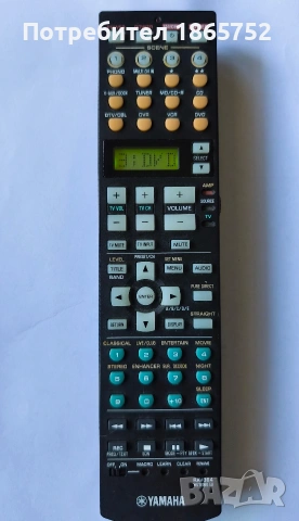 Оригинално дистанционно Yamaha RAV364 (WJ16560 EU) с LCD дисплей – Learning Remote