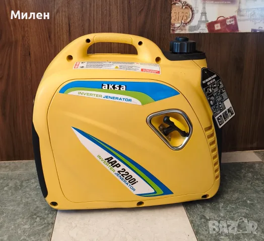 Бензинов генератор Aksa AAP 2000i 1.9 kVA Pull Start, снимка 2 - Други инструменти - 55485553