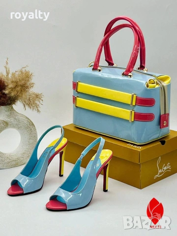 Christian Louboutin Дамски Обувки на Ток и Чанта Различни Цветове , снимка 2 - Дамски обувки на ток - 55093968