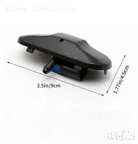 Комплект дюзи за чистачки с подгряване за VW, Skoda и Seat - OEM: 5M0955986 / 2KD955986, снимка 2 - Аксесоари и консумативи - 55432813