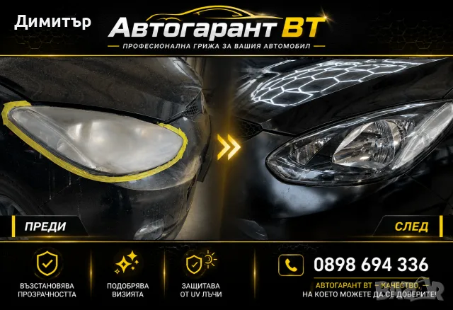 Автодетайлинг във Велико Търново 