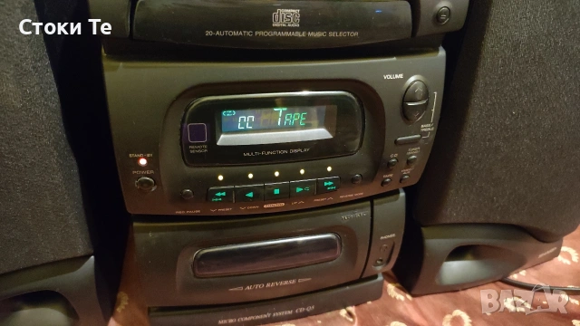 Ретро микро аудио система Sharp CD-Q5 – Като нова, всичко работи!, снимка 10 - Аудиосистеми - 54570203