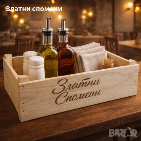 Дървени оливерници с гравирано лого, снимка 3 - Дърводелски услуги - 54800721
