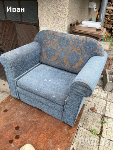 Разтегателен фотьойл, снимка 2 - Дивани и мека мебел - 54263948