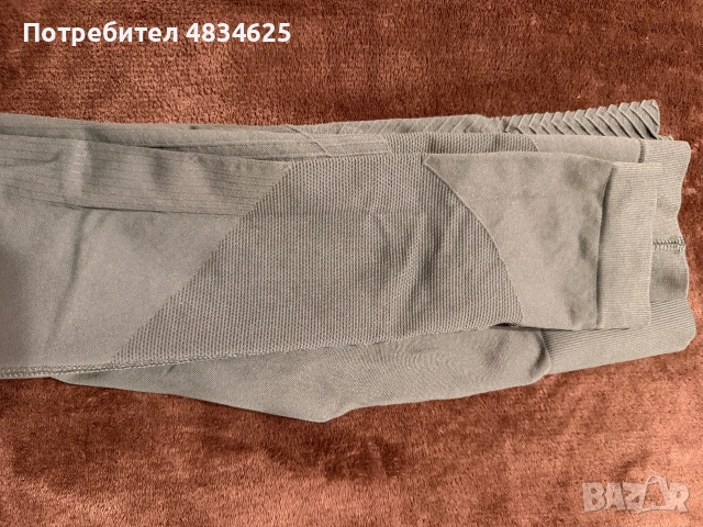 Клинове USA Pro - Тъмно бордо зелено, размер UK 6 (стил Gymshark/Sculpt), снимка 4 - Клинове - 55286847