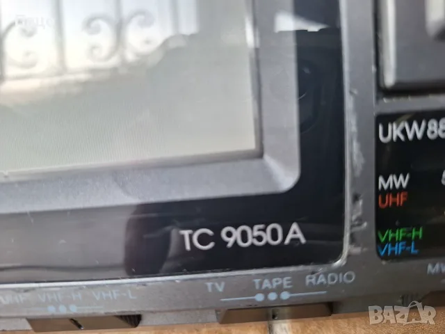 Vintage/Цветен телевизионен монитор касета 2-лентов радиоприемник TC 9050 A, снимка 9 - Телевизори - 55646118