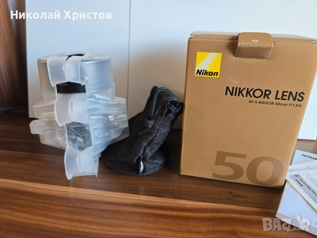 Nikon Nikkor 50mm f/1.8, снимка 5 - Обективи и филтри - 55140584