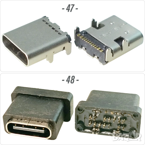 Букса конектор USB Type-C  14 pin ; Waterproof IP7, снимка 2 - Ремонт на друга електроника - 54184371