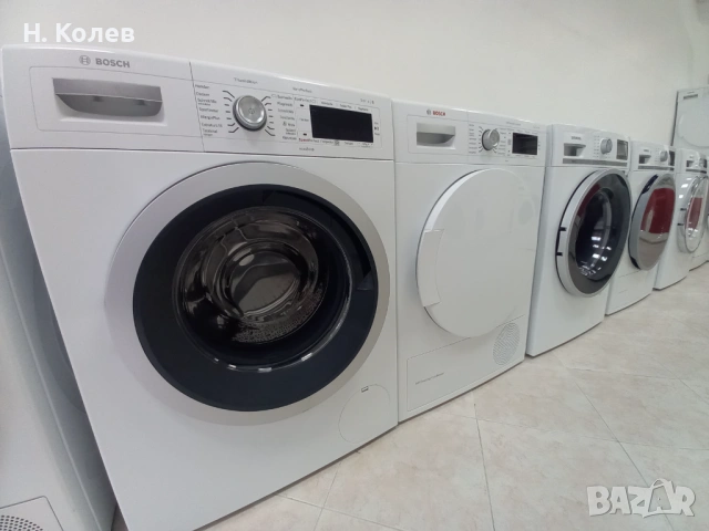 Комплект пералня и сушилня Bosch Serie 8 A+++, снимка 2 - Перални - 54895348