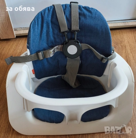 Столче за хранене Stokke Steps + седалка,възглавнички и колан, снимка 12 - Столчета за хранене - 52077601