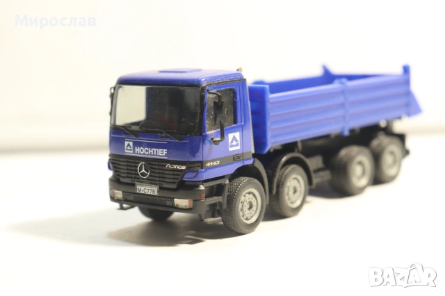 HERPA?? H0 1/87 MERCEDES ACTROS САМОСВАЛ КАМИОН МОДЕЛ, снимка 3 - Колекции - 54347026