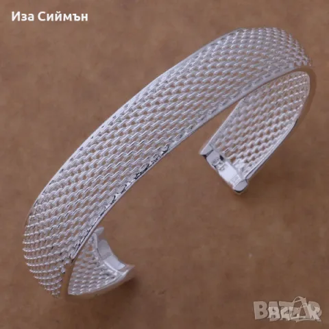 Няколко модела сребърни гривни със смарагд сапфир рубин, снимка 17 - Гривни - 50796861
