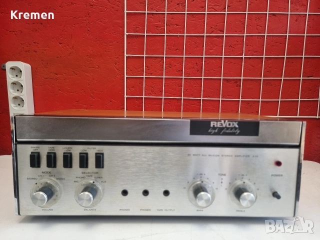 Усилвател REVOX A-50, снимка 2 - Ресийвъри, усилватели, смесителни пултове - 54516233