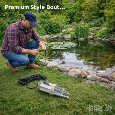 Дебит - Помпа за чиста вода с горно засмукване за дълбоки кладенци 1500W 1100L, снимка 5 - Друга електроника - 54090939