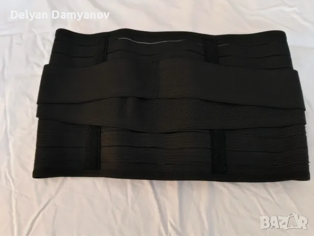 Стягащ колан за след раждане (черен)