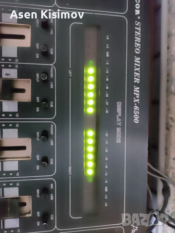 monacor MPX-6500, снимка 3 - Ресийвъри, усилватели, смесителни пултове - 54664781