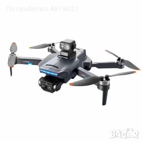 Професионален сгъваем дрон K918 MAX, 4К двойна камера, снимка 2 - Дронове и аксесоари - 55687746