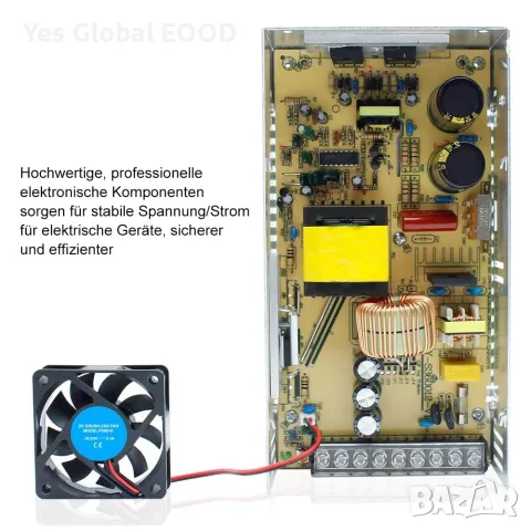 Захранващ блок inShareplus 24 V 15 A 360 W, снимка 6 - Захранвания и кутии - 55658822