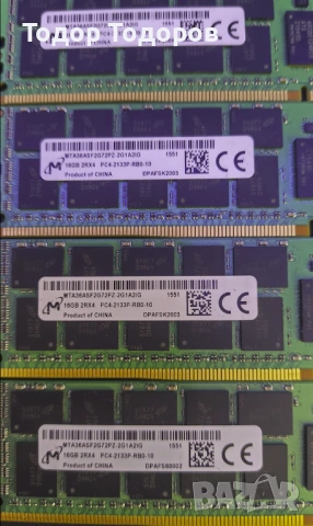Сървърни памети 16GB DDR4 ECC, снимка 3 - RAM памет - 54447162