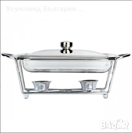 Съд за затопляне на храна с подгряване и капак