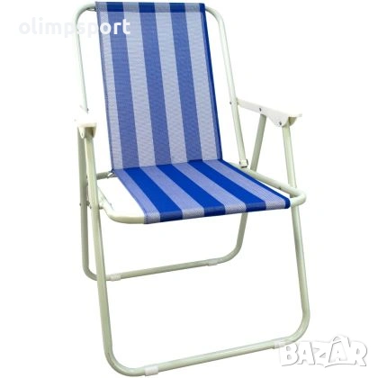 Сгъваем стол MAX, Изработен от стомана и textilene, Дизайн 2 /60023002/