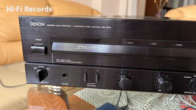 Усилвател Denon PMA-520A, снимка 4 - Ресийвъри, усилватели, смесителни пултове - 55597168