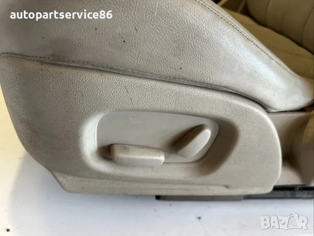 Предна лява седалка бежова кожа за Jaguar S Type 2.5 V6 (1999-2006), снимка 3 - Части - 55297064