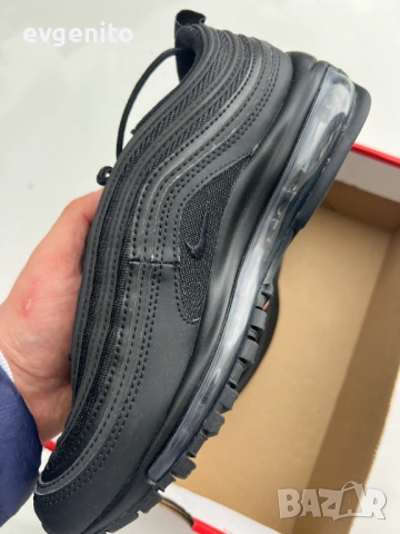 Nike Air Max 97 Triple Black маратонки размер 40, снимка 5 - Маратонки - 54391056