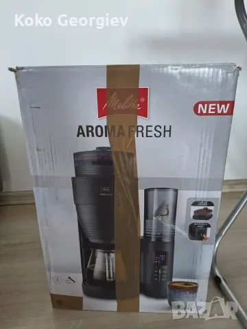 Melitta AromaFresh 1030-05 – кафемашина за филтърно кафе с мелачка | работеща, без кана, снимка 5 - Кафемашини - 55642356
