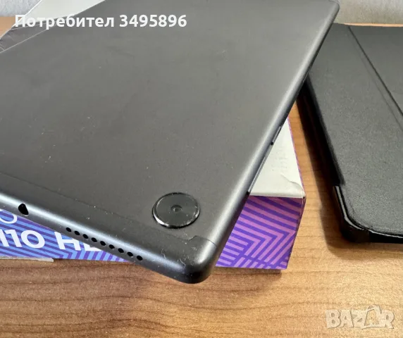 Таблет Lenovo Tab M10 HD (4GB/64GB, Wi-Fi, Iron Grey) + Оригинален кожен кейс, снимка 2 - Таблети - 55683214