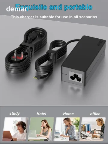 65W USB C зарядно устройство за Lenovo - IdeaPad Yoga Slim/Duet/Pro/Book, снимка 7 - Части за лаптопи - 55507811