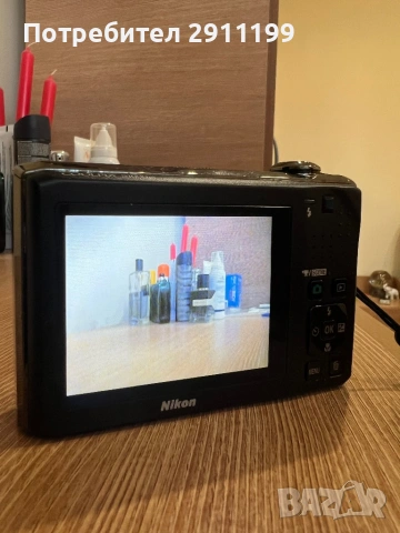 Фотоапарат Nikon 12.1Mp / Built-in Projector с подаръци, снимка 6 - Фотоапарати - 54625931