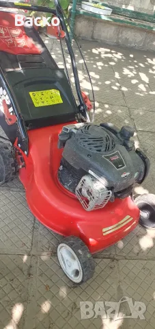 Бензинова косачка с кош и двигател Briggs Stratton внесена от Германия , снимка 6 - Градинска техника - 55501578
