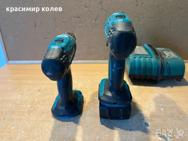 2 броя винтоверти "Makita BDF 343 14.4V"+зарядно, снимка 4 - Винтоверти - 55381155