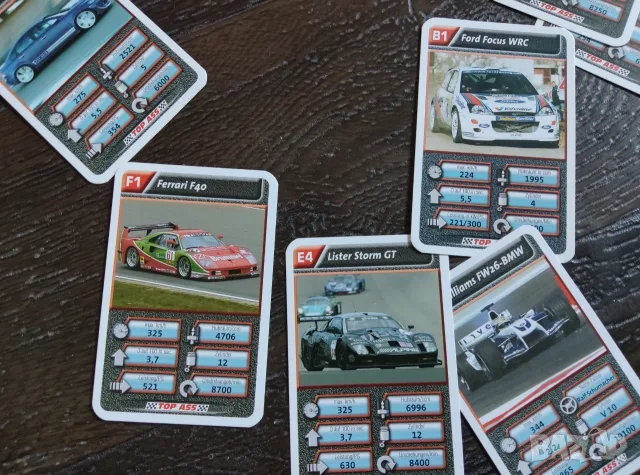 Колекционерски карти TOP ASS - Motorsport, снимка 8 - Карти за игра - 55660356