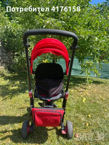 Детска триколка SmartTrike – червена, в отлично състояние, снимка 6 - Скутери и тротинетки - 55420643