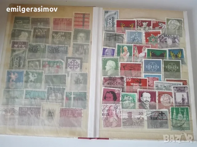 Два класьора с пощенски марки., снимка 15 - Филателия - 55508851