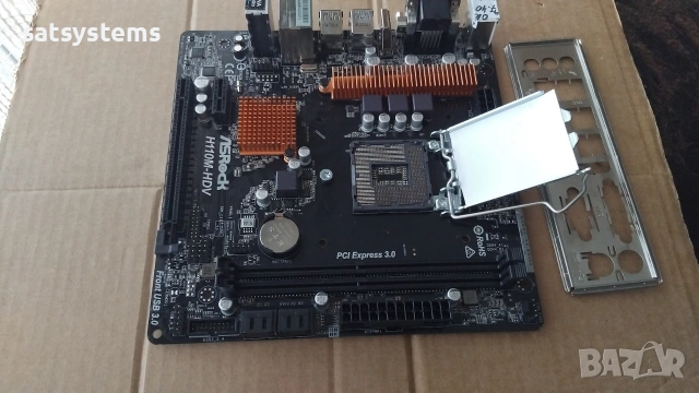 Дънна платка ASRock H110M-HDV Socket LGA1151, снимка 5 - Дънни платки - 54962451