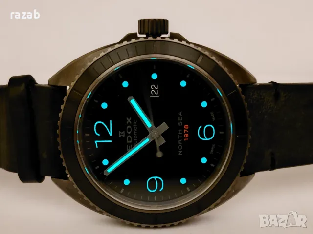 Edox-North Sea 1978 Automatic Special Edition, снимка 2 - Мъжки - 55676610